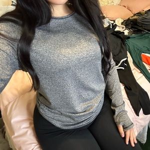 Gray long sleeve